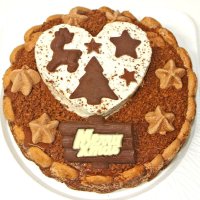 クリスマスケーキ ハートチョコアイスケーキ