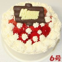 店頭渡し クリスマスいちご生クリームケーキ６号（１番６号）