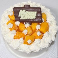 クリスマスケーキ マンゴー生クリームケーキ４号