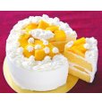 画像2: 店頭渡し クリスマスマンゴー生クリームケーキ５号（３番５号） (2)