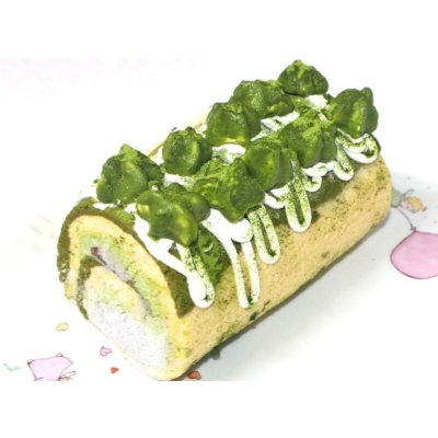 画像4: クリスマスケーキ まっ茶ロールデコレーションケーキ