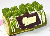 クリスマスケーキ まっ茶ロールデコレーションケーキ