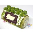 画像3: クリスマスケーキ まっ茶ロールデコレーションケーキ (3)