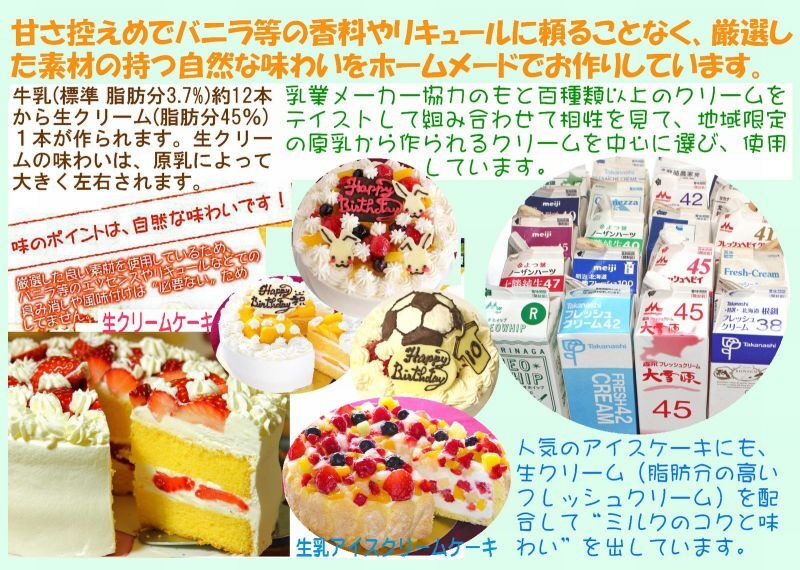 フローズンマンゴーと生乳アイスクリームのアイスデコレーションケーキ４号 マンゴーアイスケーキ４号